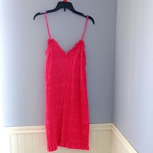 H&M Pink Sleeveless/Spaghetti Strap Dress Medium
